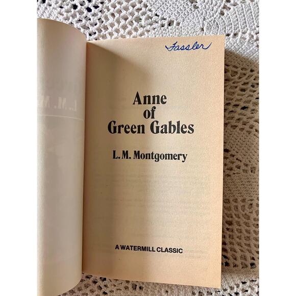 Vintage Anne of Green Gables Paperback - 1985 Watermill Classic Edition - Picture 2 of 5